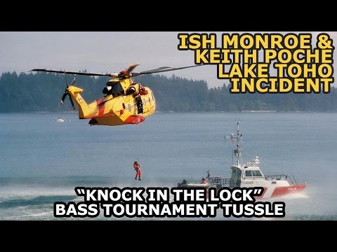 Ish Monroe & Keith Poche Bass Fishing Open Tournament Fight