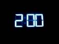 Actual Working Clock on a Light-Up EL T-Shirt