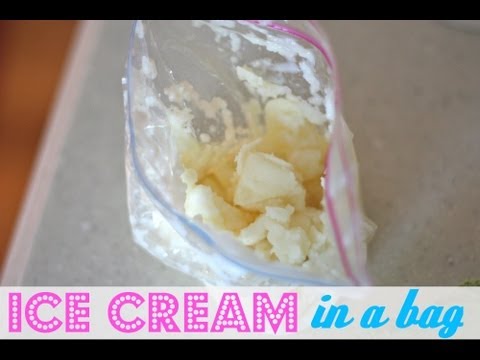 how to make ice cream in a bag