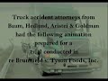 Truck Crash Attorney - Tyson Foods Truck Crash Re-enactment
