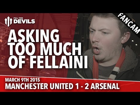Asking Too Much of Fellaini | Manchester United 1 Arsenal 2 | FA Cup | FANCAM