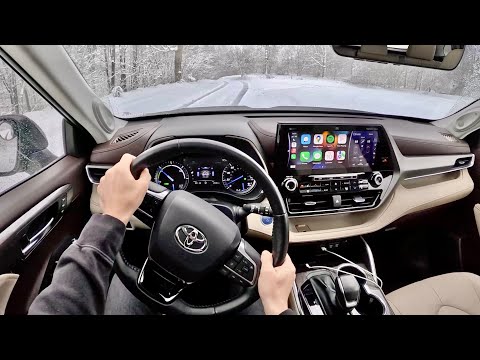 2021 toyota highlander hybrid 1 year ownership update winter driving impressions