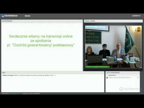 Dochód gwarantowany/ podstawowy Dochód gwarantowany/ podstawowy