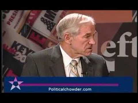 Political Chowder interview of Ron Paul