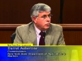 Senator Patty Ritchie questions NYS Dept. of Agriculture and Markets Commissioner Darrel Aubertine