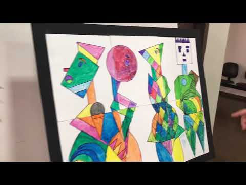 Alunos da APAE contribuem com obras de arte de acadêmico de Artes Visuais