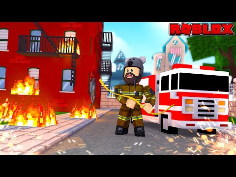 Saving Roblox From Burning Down Roblox Fire Fighting Simulator