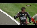 dan wheldon passes rookie jr hildebrand to win the 100th indy 500