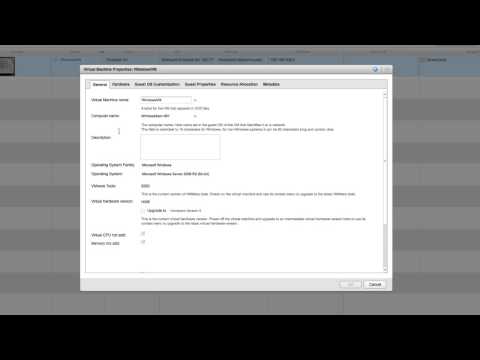 Advanced Properties of a Virtual Machine