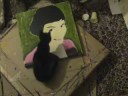 Amile being varnished