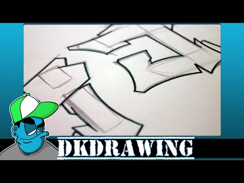 how to draw cool letter j