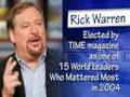 videos de Rick Warren & Chuck Todd Censoring Debate