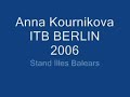 anna kournikova en la feria tur�stica itb berlin promocionando las islas baleares
