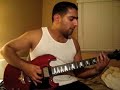 All the mp3s for free at: www.redsgshredder.com You can download this entire album for free and find tabs at: www.redsgshredder.com Here's another song from my old band. Once again, it's an instrumental version of our songs, played by me. I decided to try out a new recording method for this one. In the past, I've always recorded using my camera. The problem is that my camera has a crappy microphone so it made my amp sound dry and weird. For this video, I've recorded my guitar using my Pod X3 Live direct into my computer, while recording my playing at the same time. I then mixed the two to get a much clearer sound. This is the same method used by some of my favorite youtube guitarists. Thanks to Killrbuckeye for helping me out with this! His videos are awesome, be sure to check him out. He uses this method as well, and so do a lot of other great youtube guitar players. From now on, I'll use this method to record my videos because it makes the guitar sound so much better and clearer. Once again I used Acoustica beatcraft for drum programming, a Pod X3 Live to record bass and guitars, and garageband to put it all together.