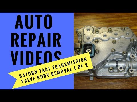 Saturn TAAT Transmission Valve Body Removal 1of 2