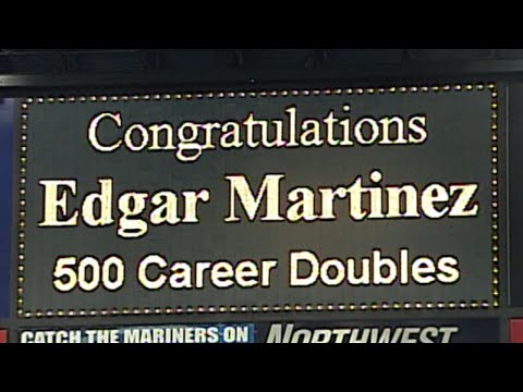 Video: Edgar Martinez collects his 500th double