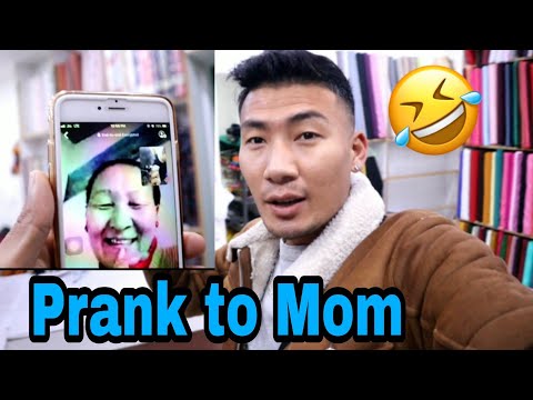Prank to Mom  Entertainment  Funny р  Delhi  Tibetan vlogger  Bir 