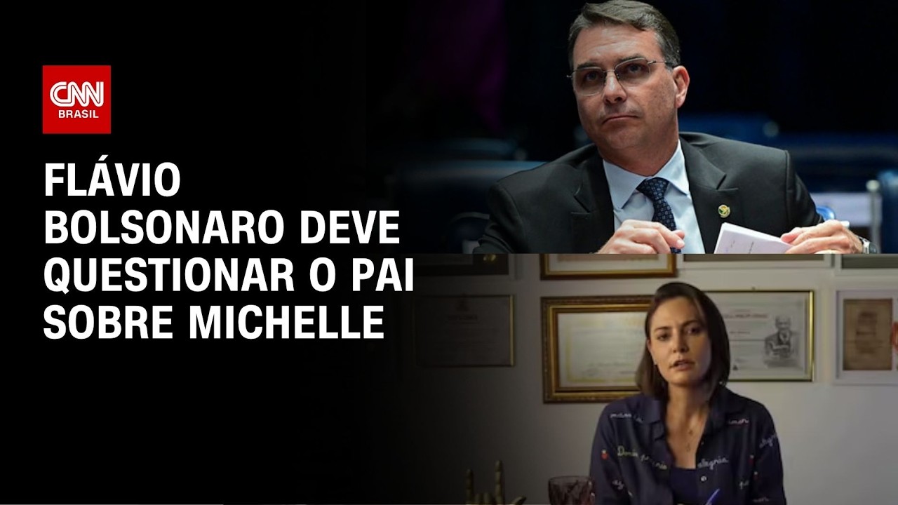 Flávio Bolsonaro deve questionar o pai sobre Michelle após vídeo | CNN 360º