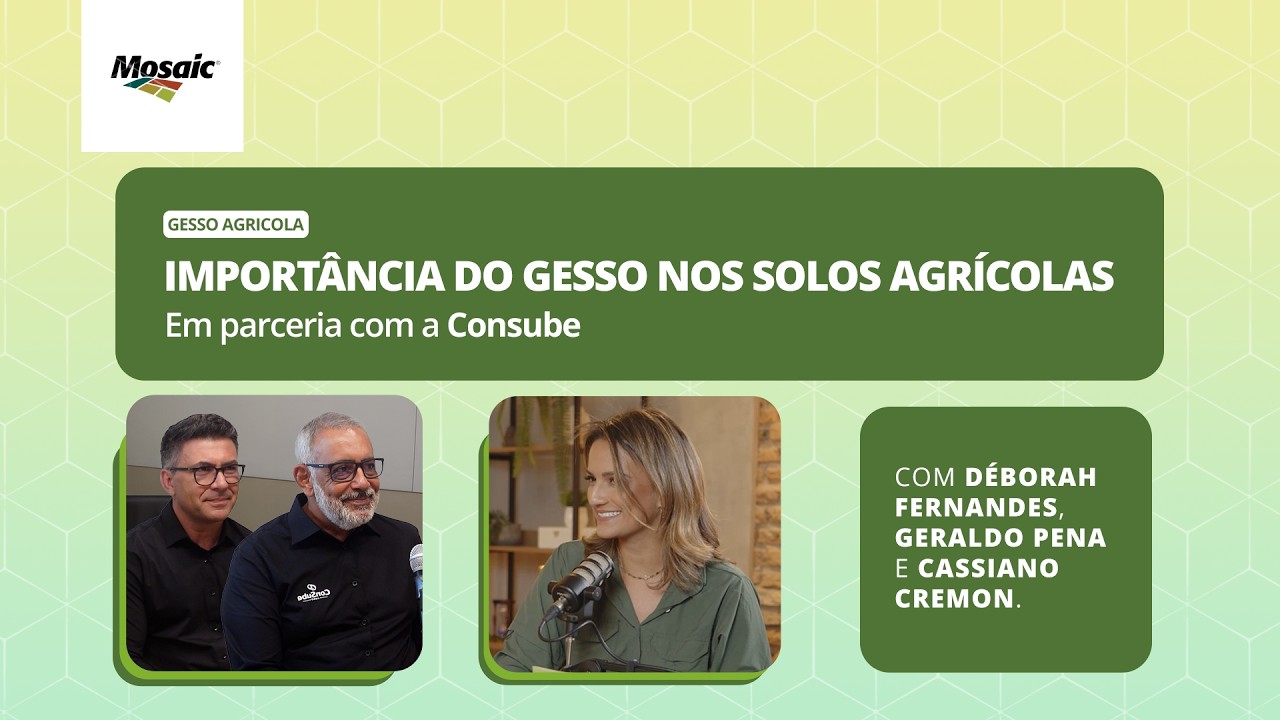 Feras do Agro [#20] - Importância do gesso nos solos agrícolas - Em parceria com a Consube