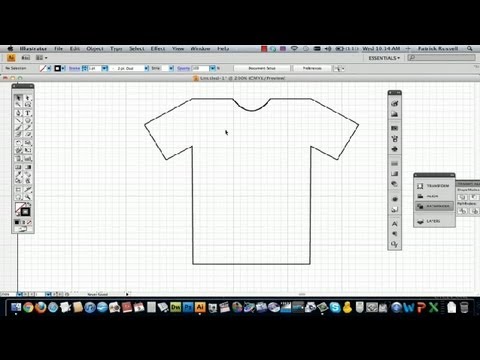 how to draw on a shirt