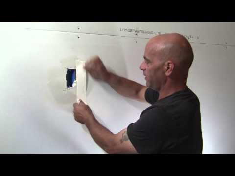 how to patch outlet hole in drywall