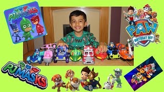 Hide & seek with pj mask & paw patrol