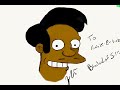 here is a drawing of apu from the simpsons by request of kwik-e-tube. thanks for the request buddy!