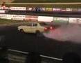 v8 datsun 120y burnout
