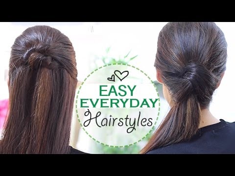 how to easy hairstyles