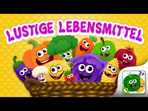 Lustige Lebensmittel! Lernspiele für Kinder! Spiele Gratis.