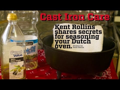 how to care for cast iron