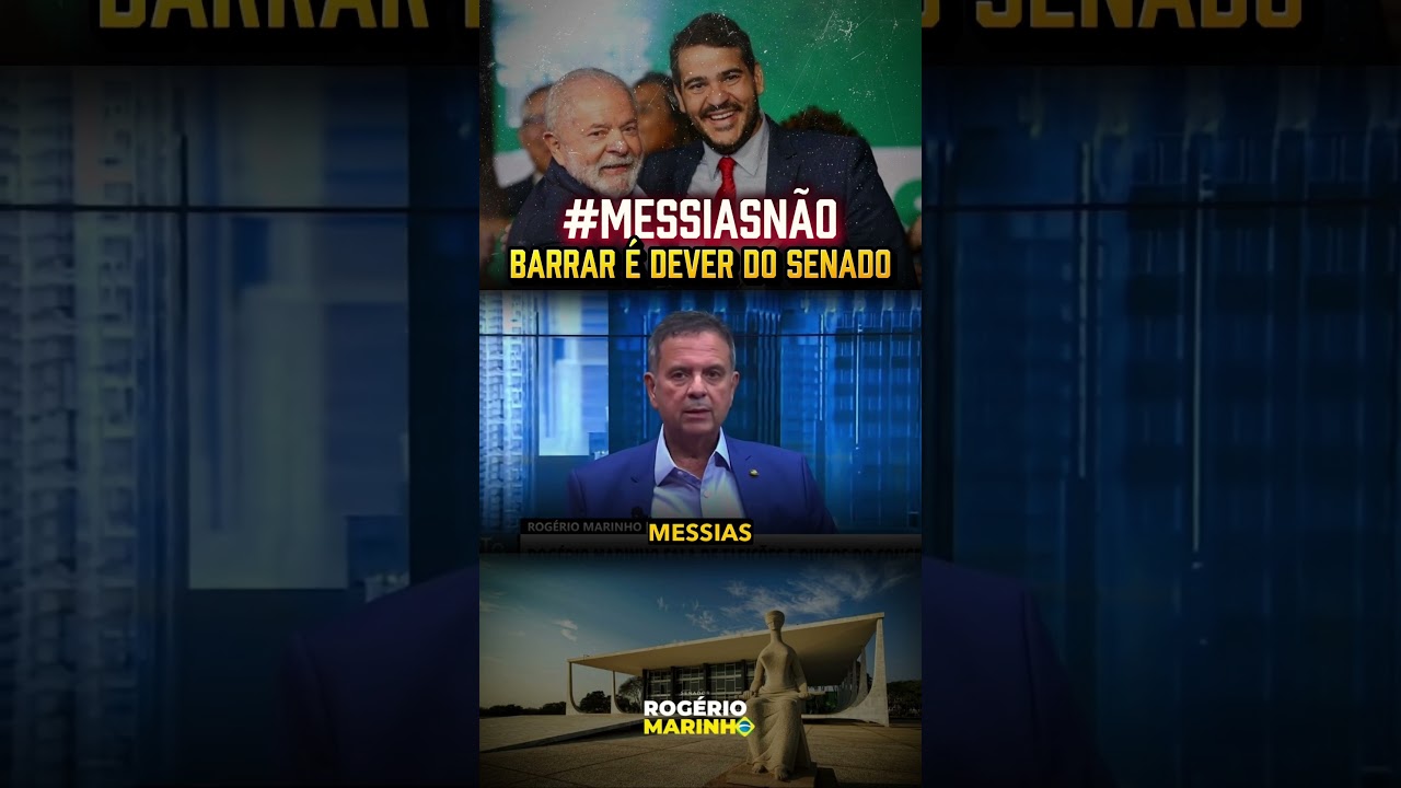 #MessiasNão: Senado deve reagir para barrar Jorge Messias ao STF e proteger a democracia!
