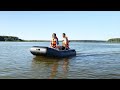 миниатюра 0 Видео о товаре Надувная лодка Броня 280 М серый-черный  (лодка ПВХ с усилением)