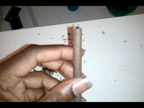 how to fill a black n mild with weed