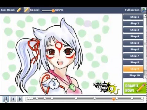 how to draw okami amaterasu