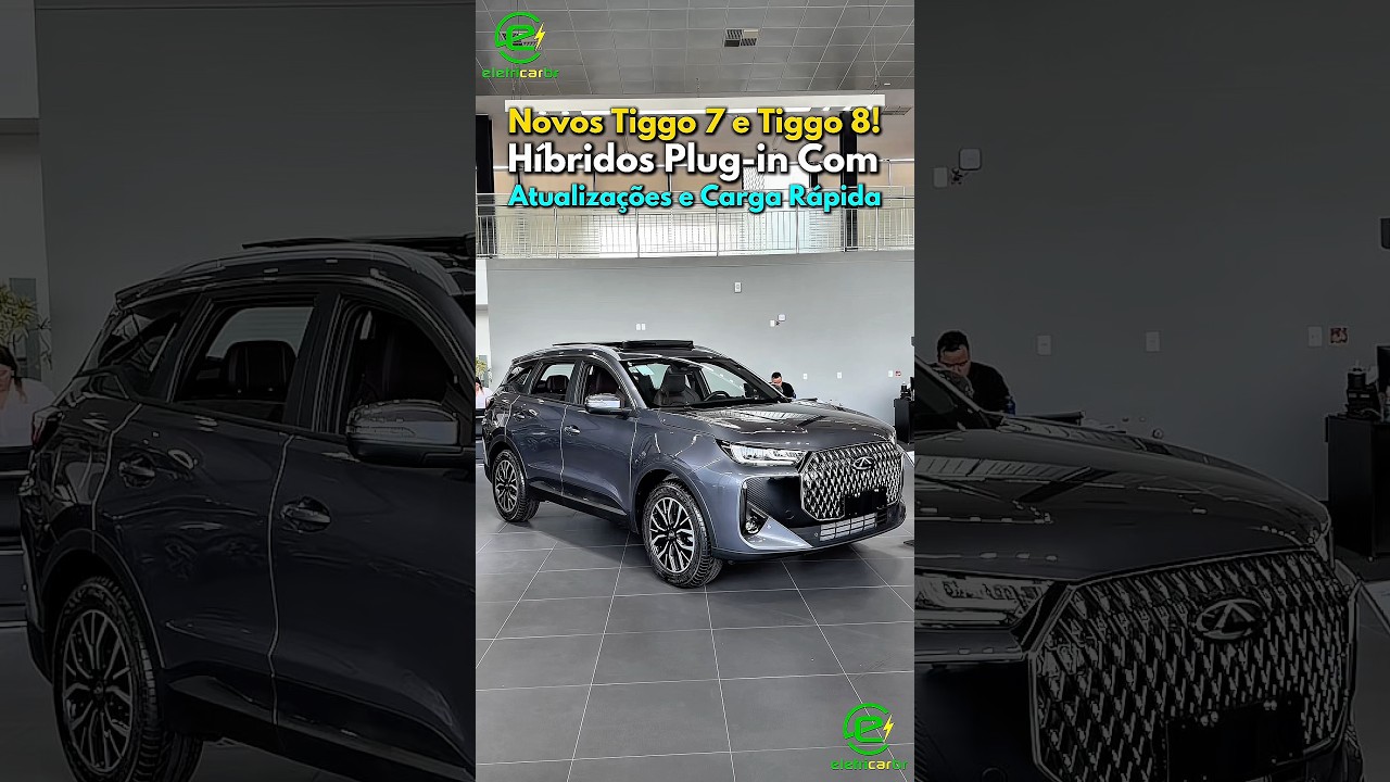 Novos Caoa-Chery Tiggo 7 Híbrido Plug-In e Tiggo 8: mais eletrificados (e econômicos)