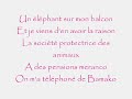 un �l�phant sur mon balcon