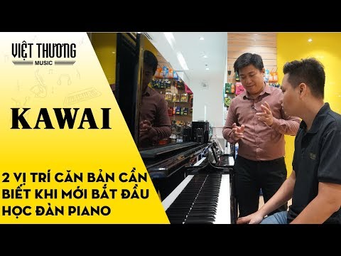Hai vị trí căn bản cần biết cho người mới bắt đầu học đàn piano