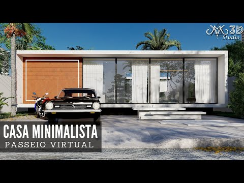 LUMION: TOUR PELA CASA MINIMALISTA - Arquitetura Horizontal