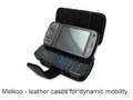 Melkco Tasche Leder Etui cuir ~HTC Kaiser 120 P4550/HTC TyTN II/MDA Vario III/Vodafone VPA Compact V/Vodafone v1615/AT&T Tilt 8925/EMONSTER S11HT - Book Type (Black)