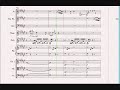 Completed by ear with:

-Sibelius 5 
-MP3 file of original soundtrack recording
-Windows Media Player

Well, I forgot to transpose the instruments before I started recording, so everything's in F# Major. Other than that, this was a relatively simple piece to transcribe, and since it didn't require nearly as many instruments as other transcriptions, I was able to blow it up so it's easier to see.  

Originally completed on November 28, 2008.

Do you like watching videos with awesome sound quality and a crisp image? Well, I've got the solution for you. Simply copy and paste &fmt=18 to the end of the URL and watch this video in High Quality.