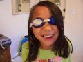Estee Eating An Orange With Goggles Estee Eating An Orange With Goggles