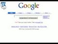 Google homepage back