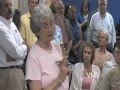 Sandwich/Geneva, IL Hultren 2011 Town Hall Meetings, angry voters challenge him on taxes.