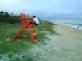 Beach Back Flip Attempts