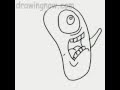Learn to Draw Plankton from Spongebob Squarepants