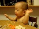 Zen feeds himself