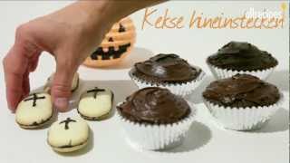 Halloween Muffins dekorieren