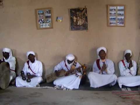 Gnawa musicians in Merzouga (Morocco)