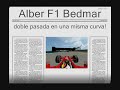 f1 bedmar adelantamiento alber 2 posiciones en 1 curva